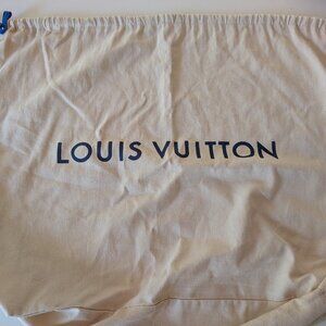 Authentic Louis Vuitton Drawstring Dust Bag 24" x 18"